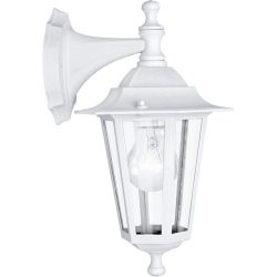 Eglo Wandlampe aussen Laterna 5 Weiss Aluminium 35 cm - Material: Aluguss - Wandlampe aussen