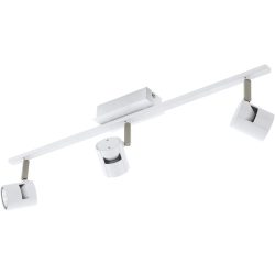 Eglo Spot Vergiano Weiss/Grau Aluminium/Stahl 7 cm - Farbe: Nickel matt/weiss - Spot