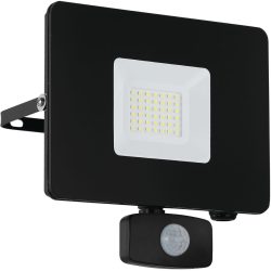 Eglo Wandlampe aussen Faedo 3 Schwarz Aluminium 19 cm - LED - Lichtfarbe: Tageslichtweiss - Wandlampe aussen- LED Energiesparlampe