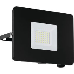 Eglo Wandlampe aussen Faedo 3 Schwarz Aluminium 13.5 cm - LED - Lichtfarbe: Tageslichtweiss - Wandlampe aussen- LED Energiesparlampe