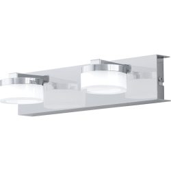 Eglo Wandlampe Romendo 1 Grau Stahl 7 cm - Farbe: chrom - LED - Lichtfarbe: Warmweiss - Wandlampe- LED Energiesparlampe