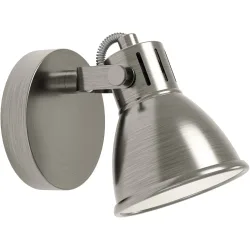 Eglo Spot Seras Grau Stahl - Farbe: Nickel antik - Spot