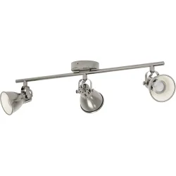 Eglo Spot Seras Grau Stahl 6.5 cm - Farbe: Nickel antik - Spot