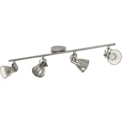Eglo Spot Seras Grau Stahl 6.5 cm - Farbe: Nickel antik - Spot
