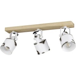 Eglo Spot Kilburn Braun Holz 17 cm - Spot
