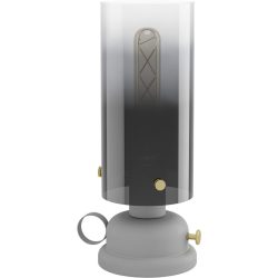Eglo Tischlampe Gargrave Grau Stahl 31.5 cm - Farbe: grau gebürstet - Tischlampe
