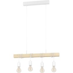 Eglo Pendellampe Townshend Weiss Stahl 10.5 cm 110 cm - Pendellampe