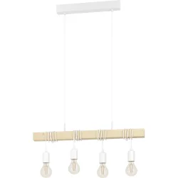 Eglo Pendellampe Townshend Weiss Stahl 10.5 cm 110 cm - Pendellampe