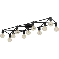 Eglo Deckenlampe Speke Schwarz Stahl 31 cm 10.5 cm - Deckenlampe
