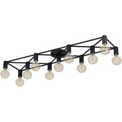 Eglo Deckenlampe Speke Schwarz Stahl 31 cm 10.5 cm - Deckenlampe