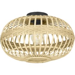 Eglo Deckenlampe Amsfield Schwarz Stahl 28.5 cm - Deckenlampe