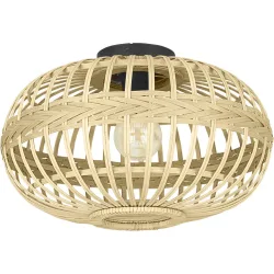 Eglo Deckenlampe Amsfield Schwarz Stahl 28.5 cm - Deckenlampe