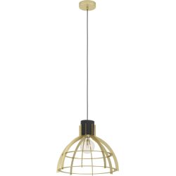 Eglo Pendellampe Stillington Gold/Schwarz Stahl 110 cm - Farbe: schwarz-gold - Pendellampe