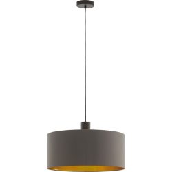 Eglo Pendellampe Concessa 1 Braun Stahl 150 cm - Farbe: Dunkelbraun - Pendellampe