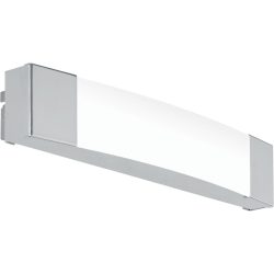 Eglo Wandlampe Siderno Grau Stahl 6 cm - Farbe: chrom - LED - Lichtfarbe: Helles Neutralweiss - Wandlampe- LED Energiesparlampe