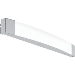 Eglo Wandlampe Siderno Grau Stahl 6 cm - Farbe: chrom - LED - Lichtfarbe: Helles Neutralweiss - Wandlampe- LED Energiesparlampe