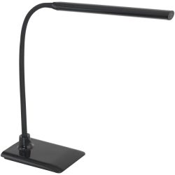 Eglo Tischlampe Laroa Schwarz Kunststoff 12 cm 32.5 cm - LED - Lichtfarbe: Helles Neutralweiss - Tischlampe- LED Energiesparlampe