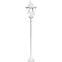 Eglo Stehlampe aussen Navedo Weiss Aluminium 120 cm - Material: Aluguss - Stehlampe aussen