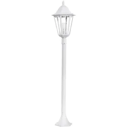 Eglo Stehlampe aussen Navedo Weiss Aluminium 120 cm - Material: Aluguss - Stehlampe aussen