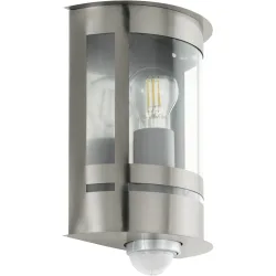 Eglo Wandlampe aussen Tribano Edelstahl Stahl verzinkt 26 cm - Wandlampe aussen