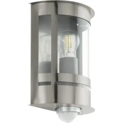 Eglo Wandlampe aussen Tribano Edelstahl Stahl verzinkt 26 cm - Wandlampe aussen
