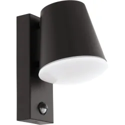 Eglo Wandlampe aussen Caldiero Grau Stahl verzinkt 24 cm - Farbe: anthrazit - Wandlampe aussen