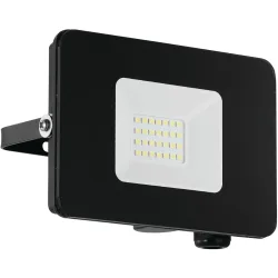 Eglo Wandlampe aussen Faedo 3 Schwarz Aluminium 9.5 cm - LED - Lichtfarbe: Tageslichtweiss - Wandlampe aussen- LED Energiesparlampe