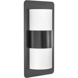 Eglo Wandlampe aussen Cistierna Grau Stahl verzinkt 35 cm - Farbe: anthrazit - Wandlampe aussen