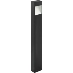 Eglo Stehlampe aussen Manfria Grau Aluminium 7.5 cm 87 cm - Farbe: anthrazit - LED - Lichtfarbe: Warmweiss - Stehlampe aussen- LED Energiesparlampe