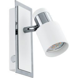 Eglo Spot Davida Weiss/Grau Stahl 7 cm - Farbe: chrom/weiss - Spot