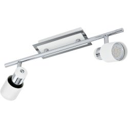 Eglo Spot Davida Weiss/Grau Stahl 7 cm - Farbe: chrom/weiss - Spot