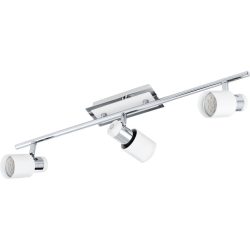 Eglo Spot Davida Weiss/Grau Stahl 7 cm - Farbe: chrom/weiss - Spot