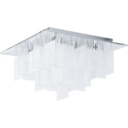 Eglo Deckenlampe Condrada 1 Grau Stahl 47 cm 30 cm - Farbe: chrom - Deckenlampe