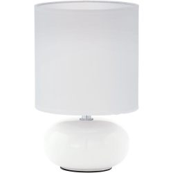 Eglo Tischlampe Trondio Weiss 27 cm - Material: Keramik - Tischlampe