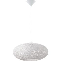 Eglo Pendellampe Campilo Weiss Kunststoff 110 cm - Pendellampe