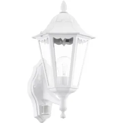 Eglo Wandlampe aussen Navedo Weiss Aluminium 42.5 cm - Material: Aluguss - Wandlampe aussen