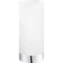 Eglo Tischlampe Damasco 1 Grau Stahl 21.5 cm - Farbe: chrom - Tischlampe