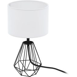 Eglo Tischlampe Carlton 2 Schwarz Stahl 30.5 cm - Tischlampe