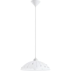 Eglo Pendellampe Vetro Weiss Kunststoff 110 cm - Pendellampe