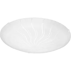 Eglo Deckenlampe Margitta 1 Weiss Stahl 9.5 cm - LED - Lichtfarbe: Warmweiss - Deckenlampe- LED Energiesparlampe