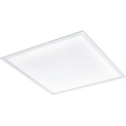 Eglo Deckenlampe Salobrena 1 Weiss Aluminium 59.5 cm 1.1 cm - LED - Lichtfarbe: Helles Neutralweiss - Deckenlampe- LED Energiesparlampe