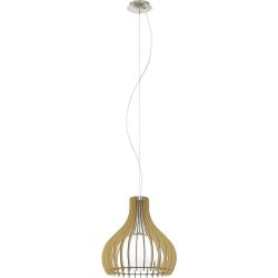 Eglo Pendellampe Tindori Grau Stahl 150 cm - Farbe: Nickel matt - Pendellampe