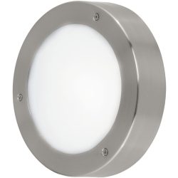 Eglo Wandlampe aussen Vento 2 Edelstahl Edelstahl - LED - Lichtfarbe: Warmweiss - Wandlampe aussen- LED Energiesparlampe
