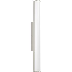 Eglo Wandlampe Calnova Grau Stahl 5 cm - Farbe: Nickel matt - LED - Lichtfarbe: Helles Neutralweiss - Wandlampe- LED Energiesparlampe