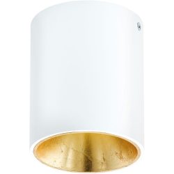 Eglo Deckenlampe Polasso Gold/Weiss Aluminium/Kunststoff 12 cm - Farbe: weiss/gold - LED - Lichtfarbe: Warmweiss - Deckenlampe- LED Energiesparlampe