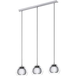 Eglo Pendellampe Rocamar Grau Stahl 19 cm 110 cm - Farbe: chrom - Pendellampe