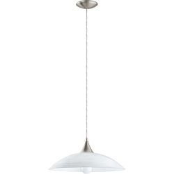 Eglo Pendellampe Lazolo Grau Stahl 110 cm - Farbe: Nickel matt - Pendellampe