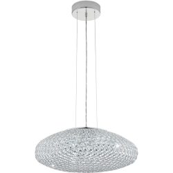 Eglo Pendellampe Clemente Grau Stahl 110 cm - Farbe: chrom - Pendellampe