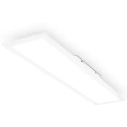 Deckenlampe Telefunken Weiss Kunststoff/Metall 18 cm 6.5 cm - LED - Lichtfarbe: Helles Neutralweiss - Deckenlampe- LED Energiesparlampe