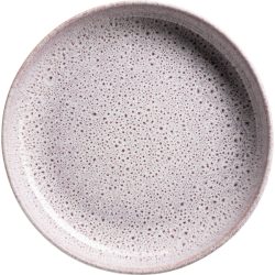 Gipfelstück Teller tief Alpenwiese Rosa Steinzeug 21 cm - Farbe: Berry - Teller tief